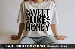 Sweet like honey - Bee SVG Design Product Image 1