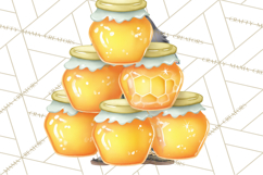 Cute Bee Clipart, Honey Bee PNG, Cute Animal Insect Png Product Image 5