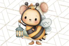 Cute Bee Clipart, Honey Bee PNG, Cute Animal Insect Png Product Image 2