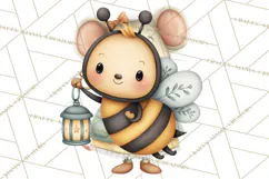 Cute Bee Clipart, Honey Bee PNG, Cute Animal Insect Png Product Image 2