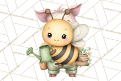 Cute Bee Clipart, Honey Bee PNG, Cute Animal Insect Png Product Image 4