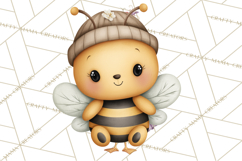 Cute Bee Clipart, Honey Bee PNG, Cute Animal Insect Png Product Image 5
