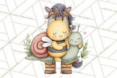 Cute Bee Clipart, Honey Bee PNG, Cute Animal Insect Png Product Image 3