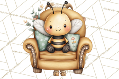 Cute Bee Clipart, Honey Bee PNG, Cute Animal Insect Png Product Image 2