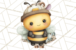 Cute Bee Clipart, Honey Bee PNG, Cute Animal Insect Png Product Image 3