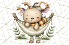 Cute Bee Clipart, Honey Bee PNG, Cute Animal Insect Png Product Image 2