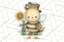 Cute Bee Clipart, Honey Bee PNG, Cute Animal Insect Png Product Image 2