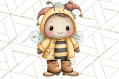 Cute Bee Clipart, Honey Bee PNG, Cute Animal Insect Png Product Image 3