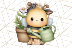 Cute Bee Clipart, Honey Bee PNG, Cute Animal Insect Png Product Image 5