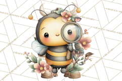 Cute Bee Clipart, Honey Bee PNG, Cute Animal Insect Png Product Image 2