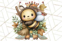 Cute Bee Clipart, Honey Bee PNG, Cute Animal Insect Png Product Image 2