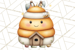 Cute Bee Clipart, Honey Bee PNG, Cute Animal Insect Png Product Image 5