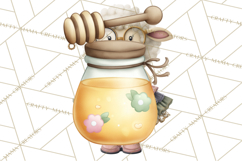 Cute Bee Clipart, Honey Bee PNG, Cute Animal Insect Png Product Image 3