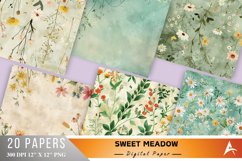 SWEET MEADOW Digital Paper Bundle Product Image 1