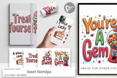 Sweet Nostalgia Digital Paper Product Image 1