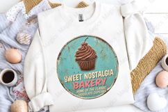 Sweet Nostalgia Bakery Sign PNG, Vintage Chocolate Product Image 5