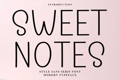 Sweet Notes Product Image 1