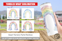 Nursery Pastel Rainbow Tumbler Product Image 1