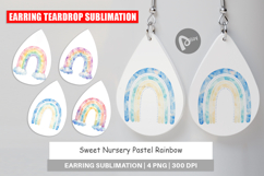 Nursery Pastel Rainbow Earring Product Image 1