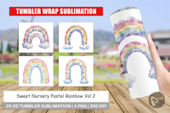 Nursery Pastel Rainbow Tumbler Product Image 1