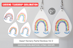 Nursery Pastel Rainbow Earring Product Image 1