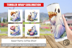 Sweet Pastry Coffee Ghost Tumbler Product Image 1
