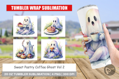 Sweet Pastry Coffee Ghost Tumbler Product Image 1