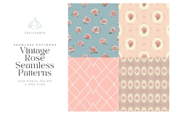 Vintage Rose Seamless Patterns Product Image 1