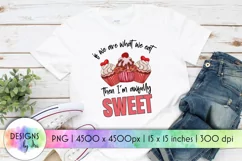 Funny Quotes Sublimation | Awfully Sweet PNG Product Image 1