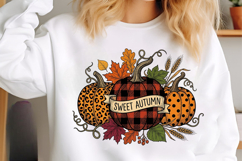 Halloween Pumpkin Sublimation Designs PNG Product Image 7