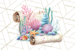 Ocean Creatures Clipart, Under The Sea Animals PNG Product Image 2