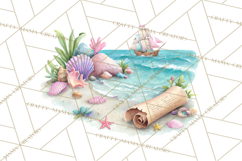 Ocean Creatures Clipart, Under The Sea Animals PNG Product Image 4