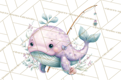 Ocean Creatures Clipart, Under The Sea Animals PNG Product Image 4