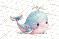 Ocean Creatures Clipart, Under The Sea Animals PNG Product Image 3