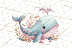 Ocean Creatures Clipart, Under The Sea Animals PNG Product Image 4
