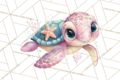 Ocean Creatures Clipart, Under The Sea Animals PNG Product Image 2