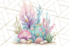 Ocean Creatures Clipart, Under The Sea Animals PNG Product Image 5