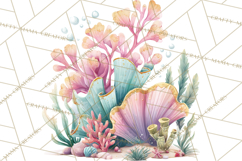 Ocean Creatures Clipart, Under The Sea Animals PNG Product Image 2