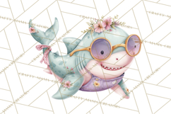 Ocean Creatures Clipart, Under The Sea Animals PNG Product Image 3