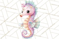 Ocean Creatures Clipart, Under The Sea Animals PNG Product Image 4