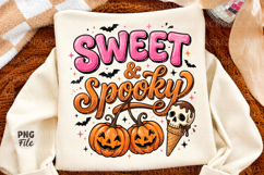Sweet &amp; Spooky Halloween Ice Cream Png, Cute Jack O Lantern Product Image 1