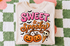 Sweet &amp; Spooky Halloween Ice Cream Png, Cute Jack O Lantern Product Image 2