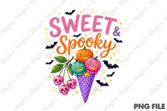 Cute Halloween PNG Sublimation Bundle | Spooky Halloween PNG Product Image 9