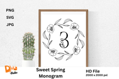 Sweet Spring Monogram Product Image 1