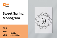 Sweet Spring Monogram Product Image 1