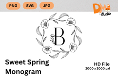 Sweet Spring Monogram Product Image 1