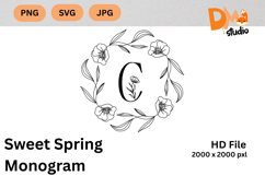 Sweet Spring Monogram Product Image 1