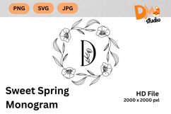 Sweet Spring Monogram Product Image 1