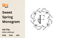 Sweet Spring Monogram Product Image 1