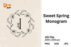 Sweet Spring Monogram Product Image 1